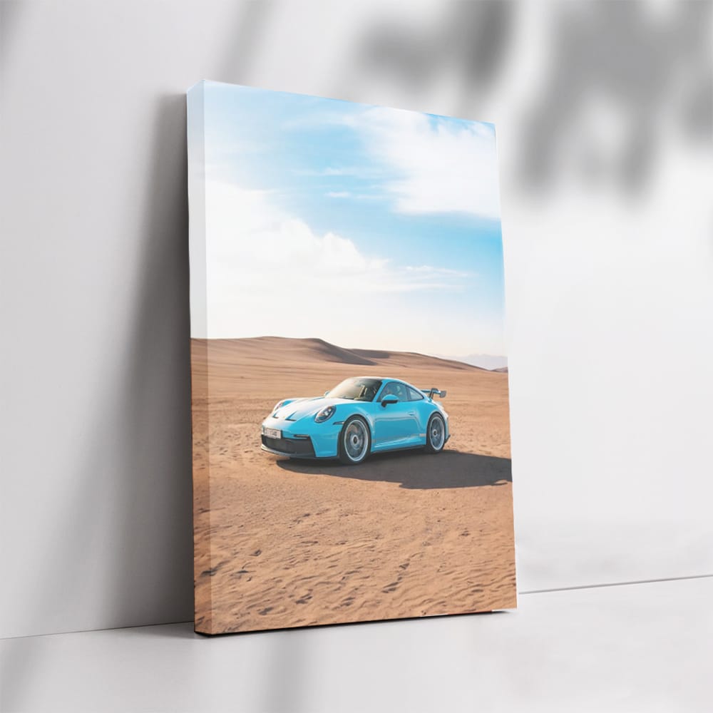 Porsche 911 GT3 Shark Blue: Powerhouse in Desert Serenity