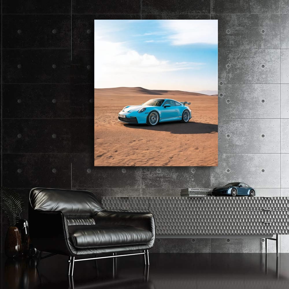 Porsche 911 GT3 Shark Blue: Powerhouse in Desert Serenity