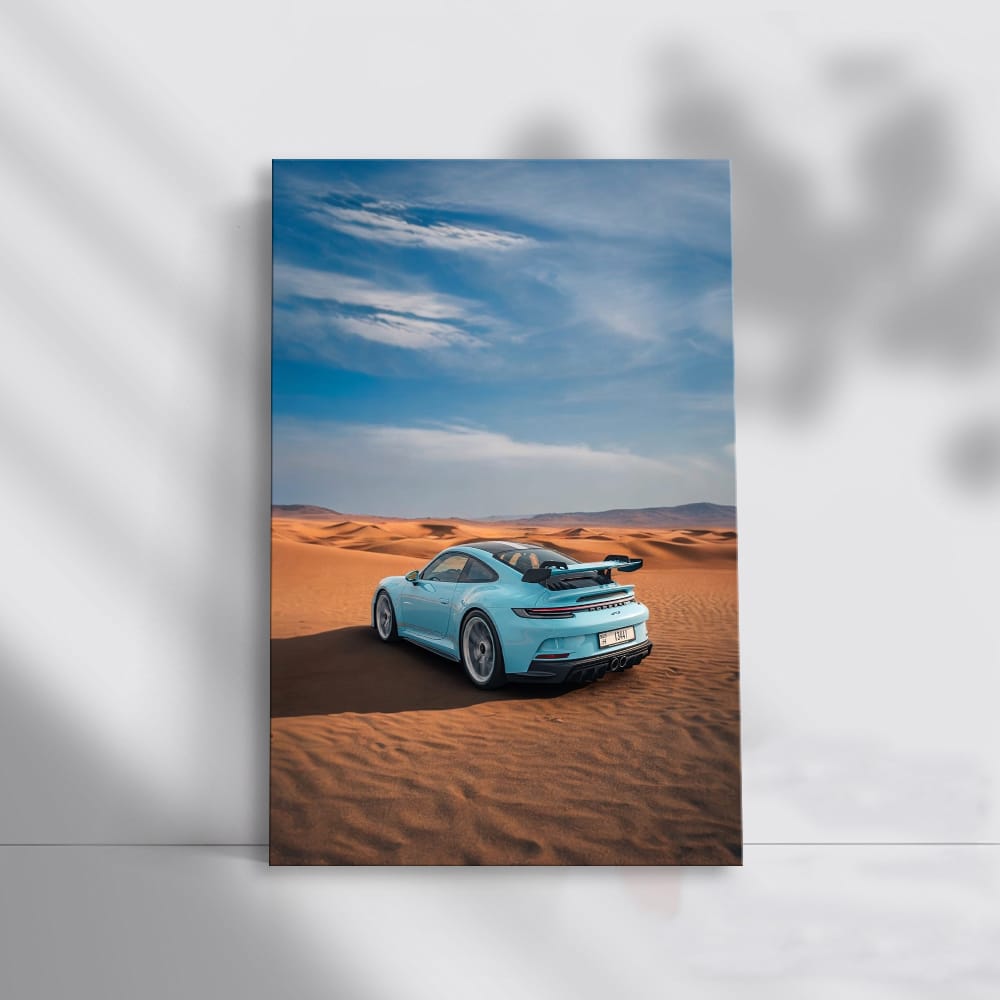 Porsche 911 GT3 in Shark Blue - Desert Beauty, Speed Unleashed