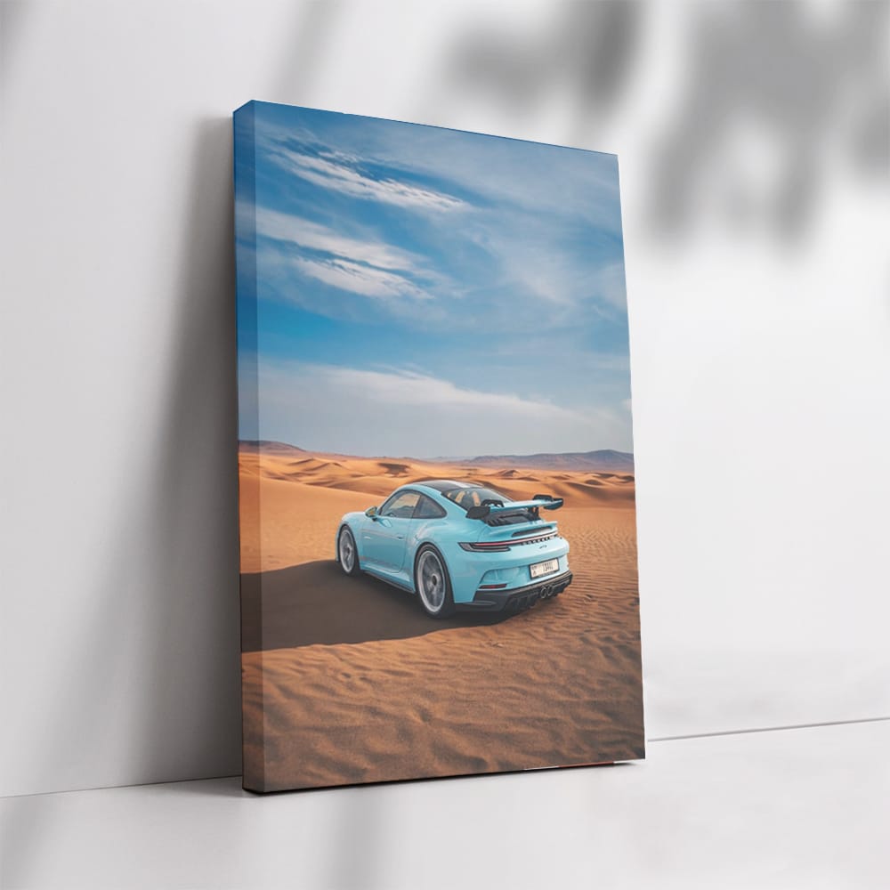 Porsche 911 GT3 in Shark Blue - Desert Beauty, Speed Unleashed