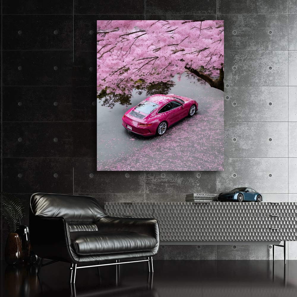 Porsche 911 in Sakura Pink - Iconic Elegance Captured