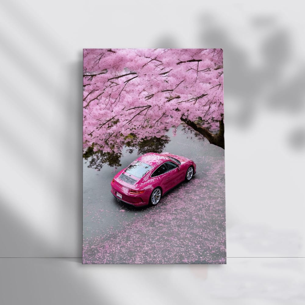 Porsche 911 in Sakura Pink - Iconic Elegance Captured