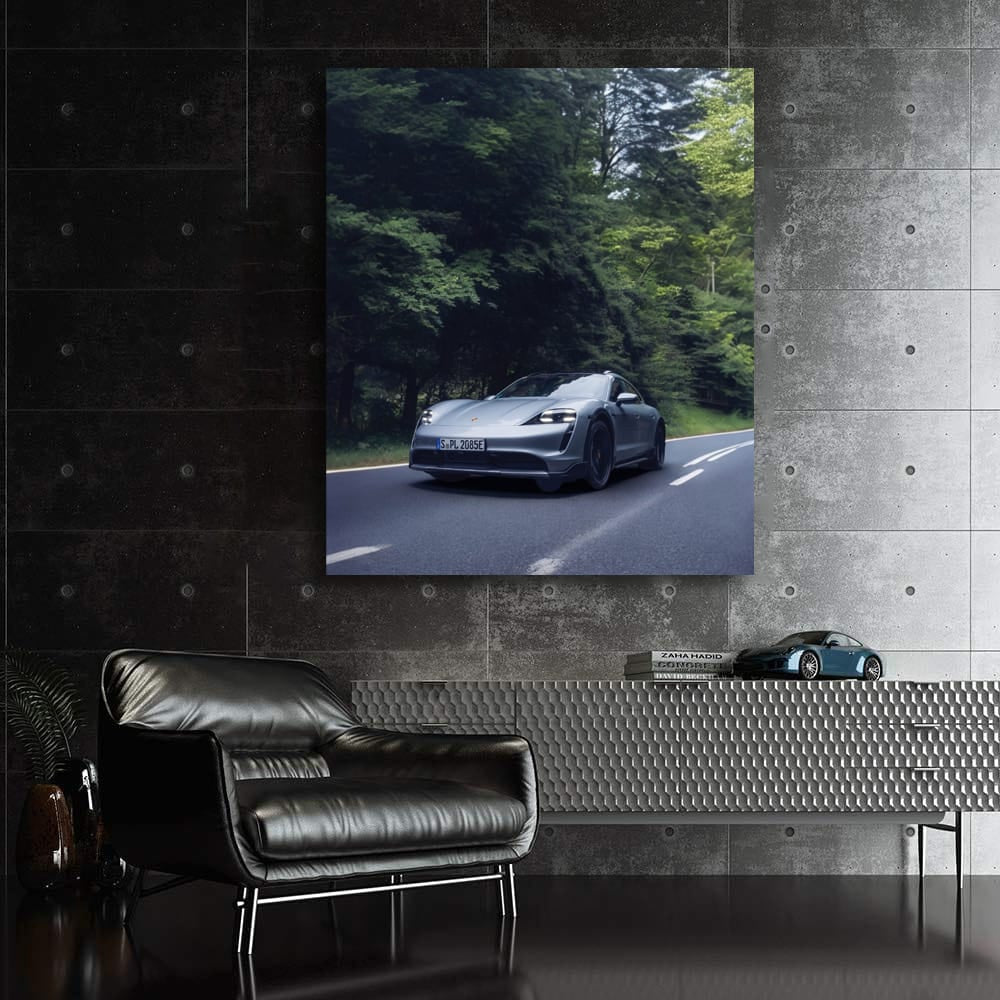 Black Porsche 911 Speedster in Nature - Sleek and Powerful