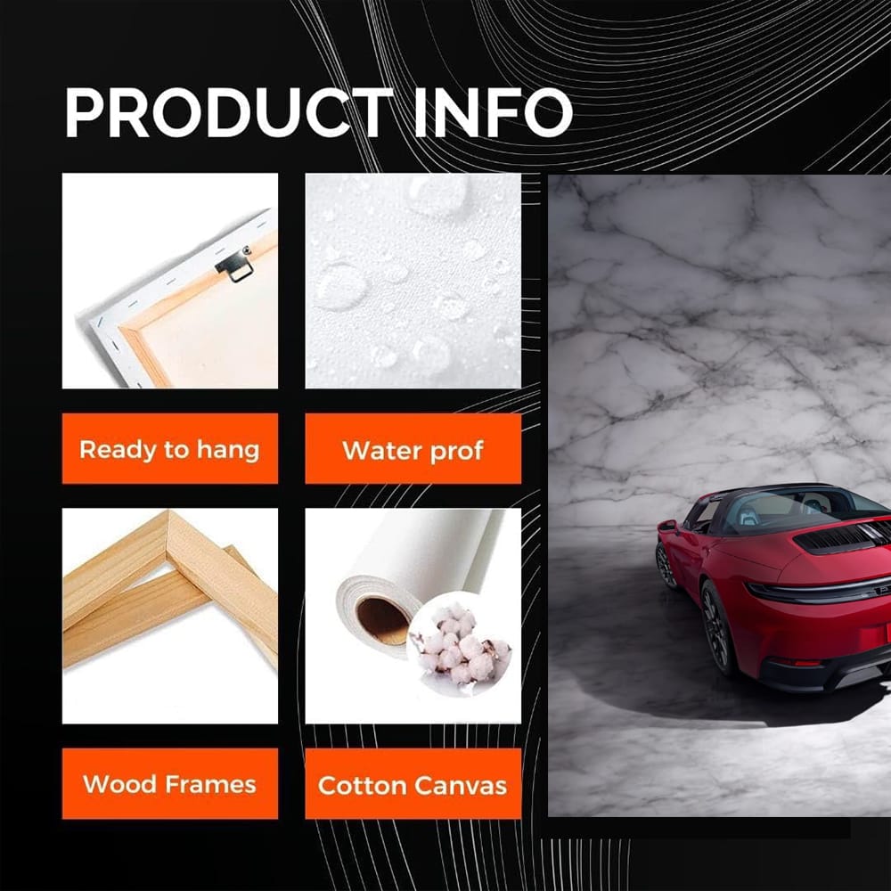 Porsche 911 Targa Marble - Iconic Elegance in Motion