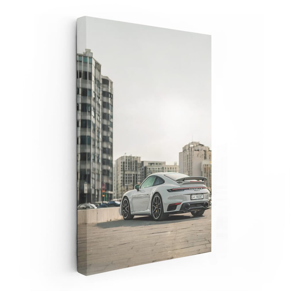 Grey Porsche 911 Turbo S Roams City Streets - Speed & Elegance