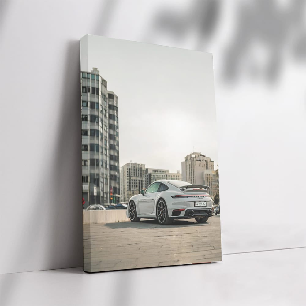 Grey Porsche 911 Turbo S Roams City Streets - Speed & Elegance