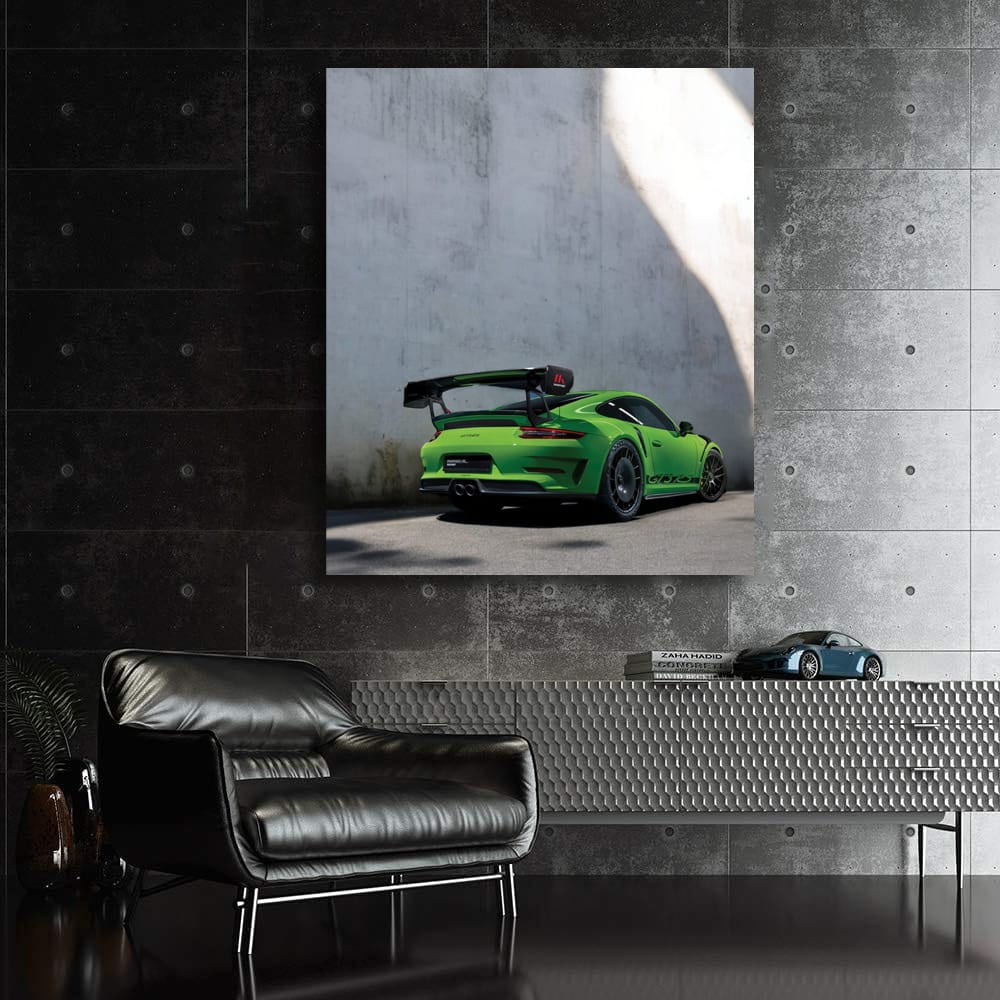Porsche 911 Parked in Garage - Iconic Sports Car Thrill