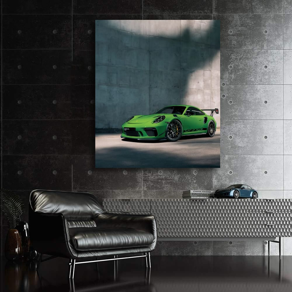 Porsche 911 Parked in Garage - Sleek and Timeless Design