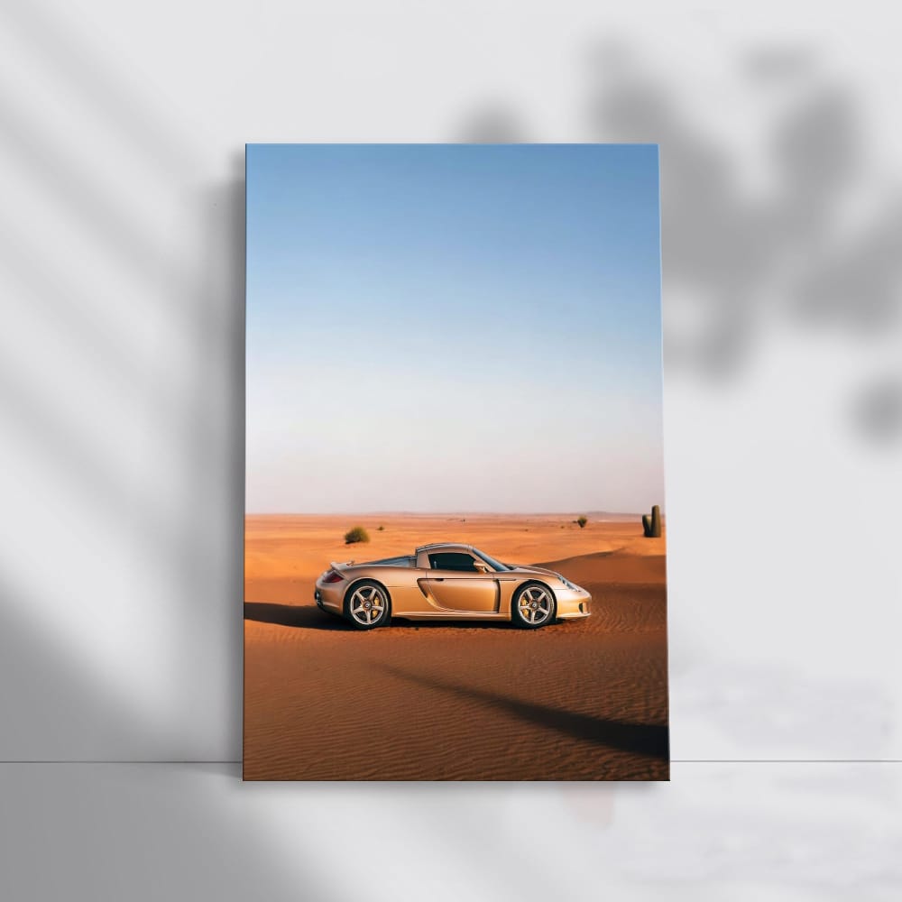 Porsche 980 Carrera Glides Through Desert - Speed and Elegance
