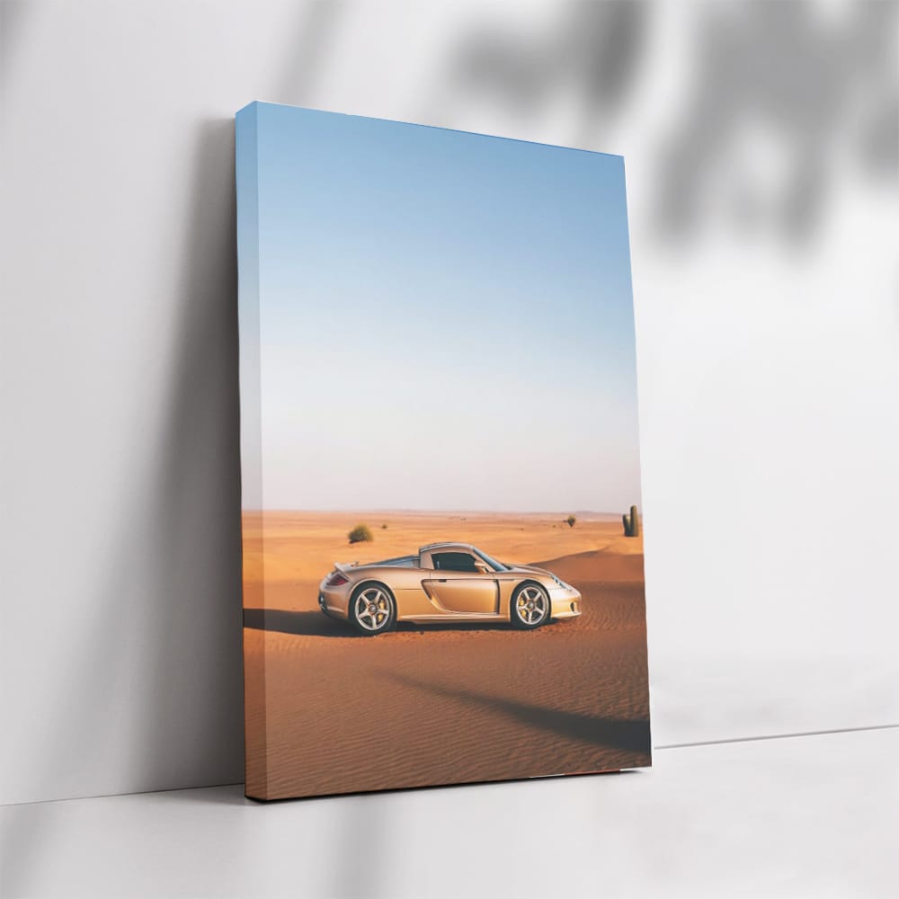 Porsche 980 Carrera Glides Through Desert - Speed and Elegance