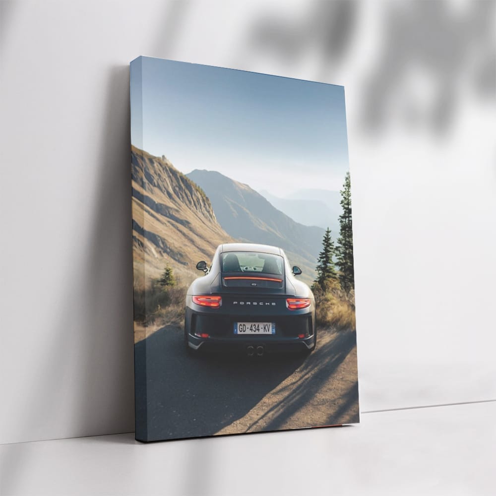 Porsche 991 GT3 in Mountains - Black Beauty Unleashed