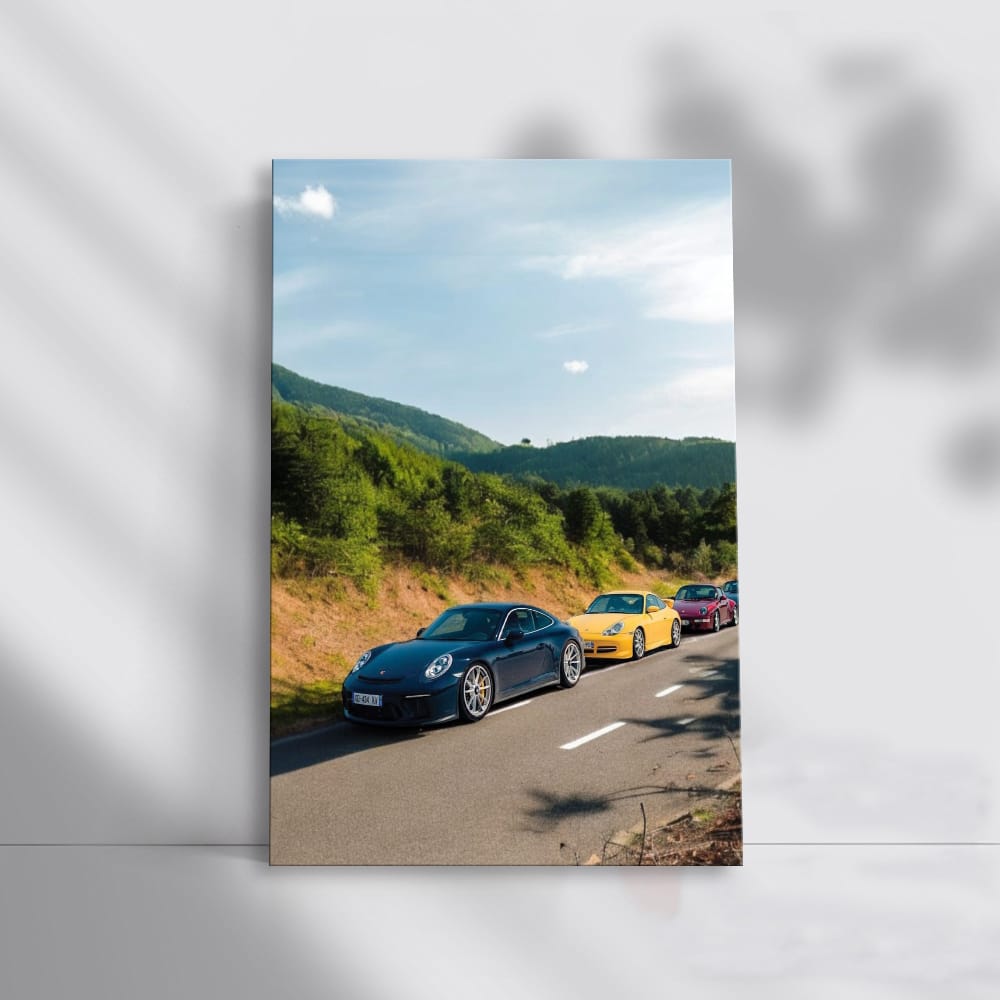 Porsche Meetup in Scenic Nature - Iconic Performance and Style