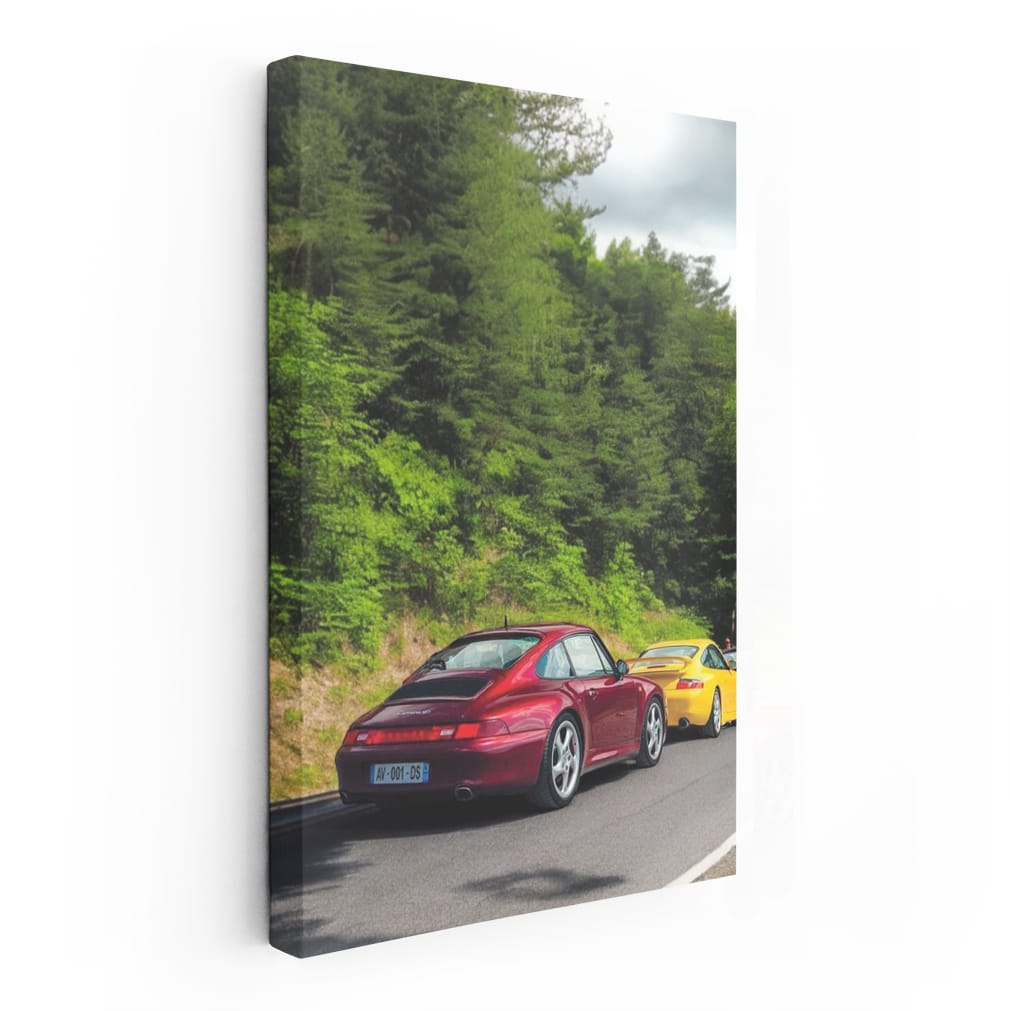 Porsche Car Gathering in Scenic Nature - Speed Meets Elegance