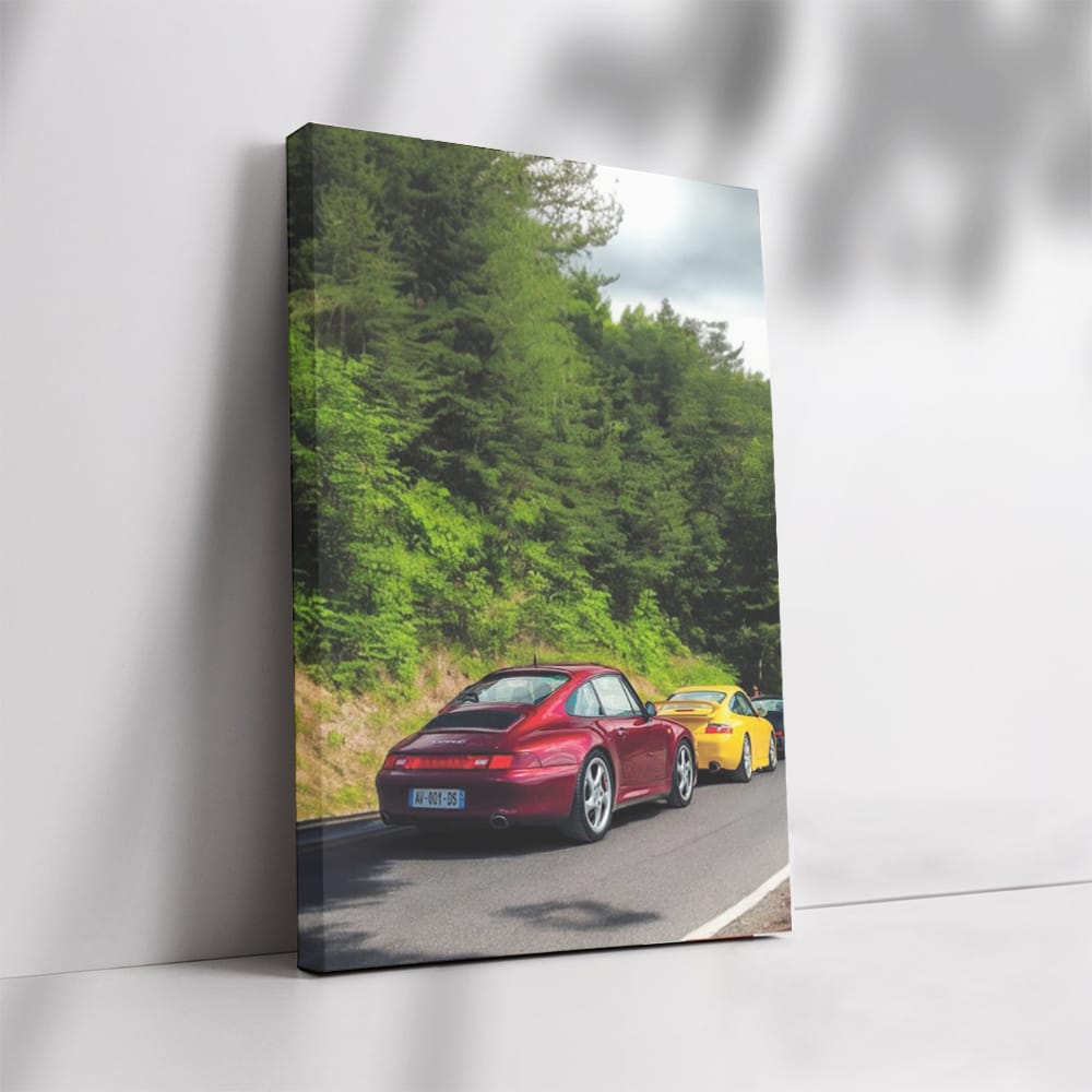 Porsche Car Gathering in Scenic Nature - Speed Meets Elegance