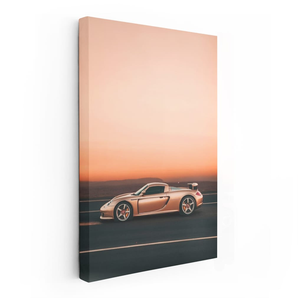 Porsche Carrera GT in Pink Sunset - Power and Elegance