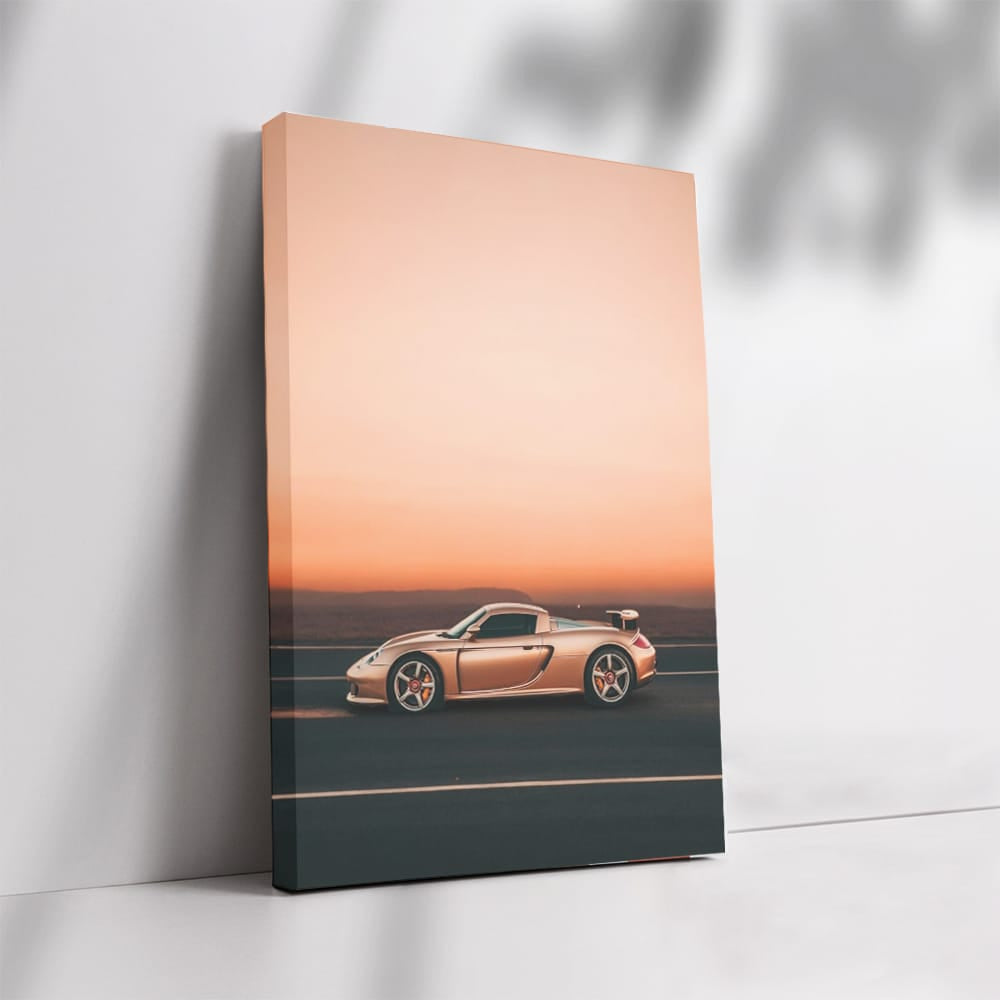 Porsche Carrera GT in Pink Sunset - Power and Elegance