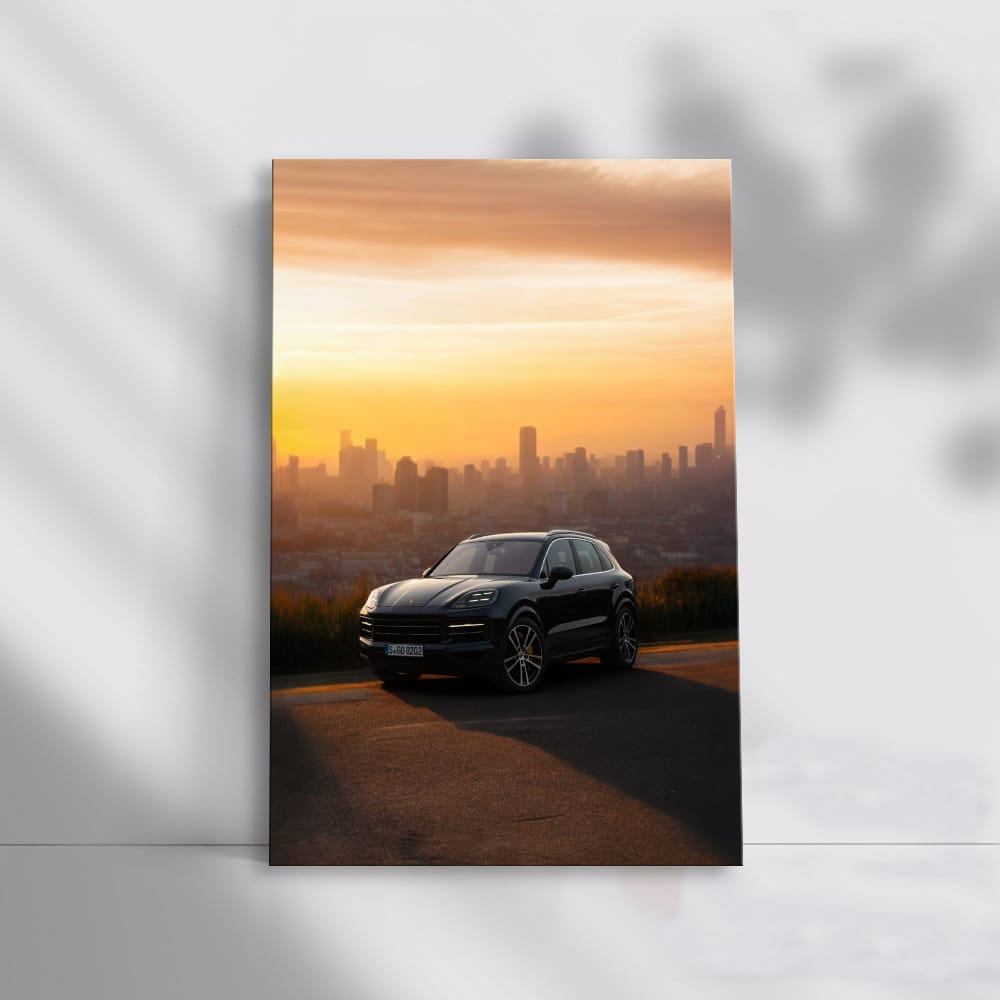 Porsche Cayenne S in City Sunset - Elegance and Power