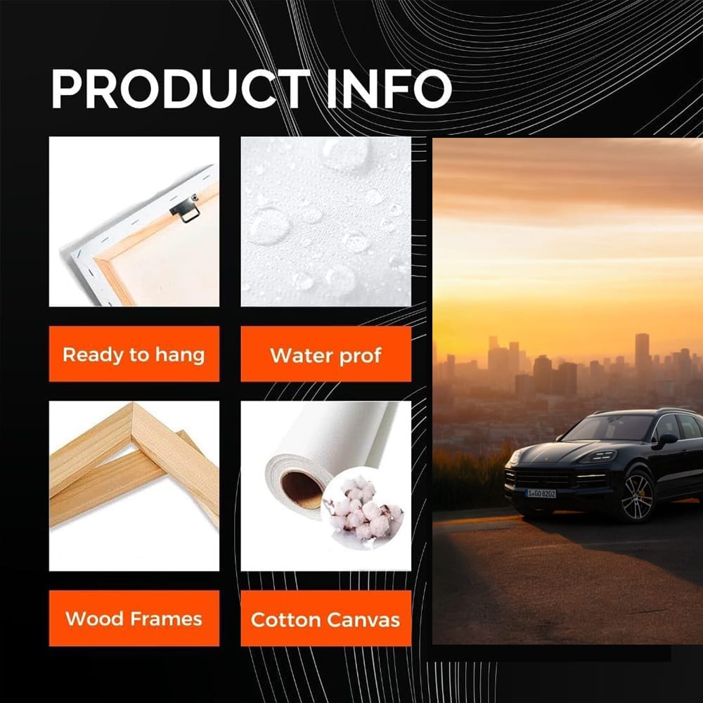 Porsche Cayenne S in City Sunset - Elegance and Power