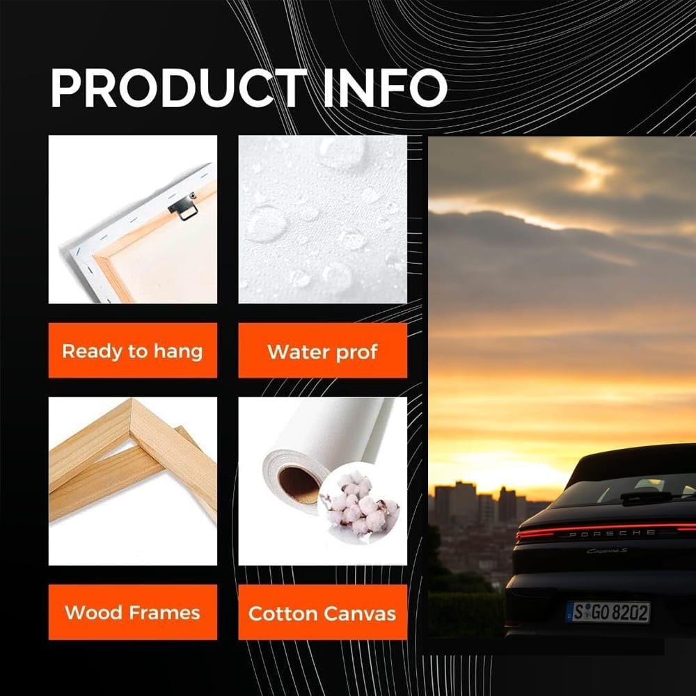 Porsche Cayenne S at Urban Sunset - Power and Elegance