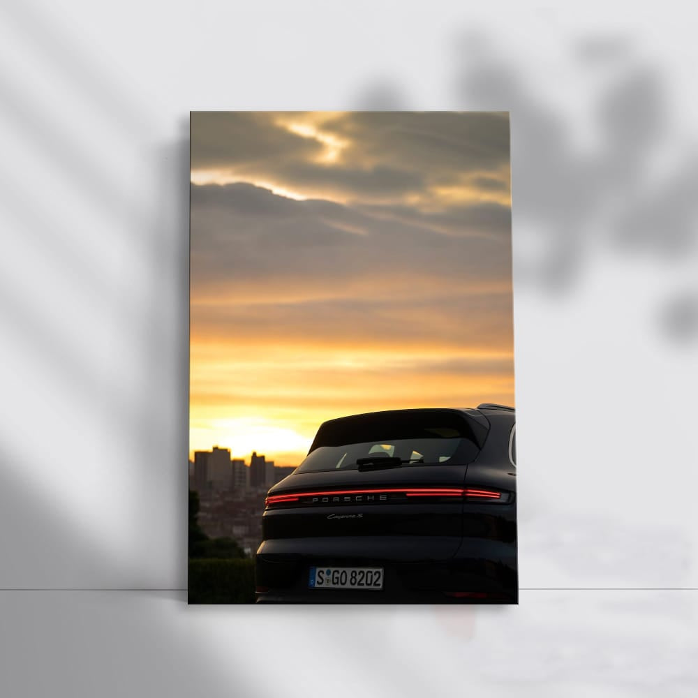 Porsche Cayenne S at Urban Sunset - Power and Elegance