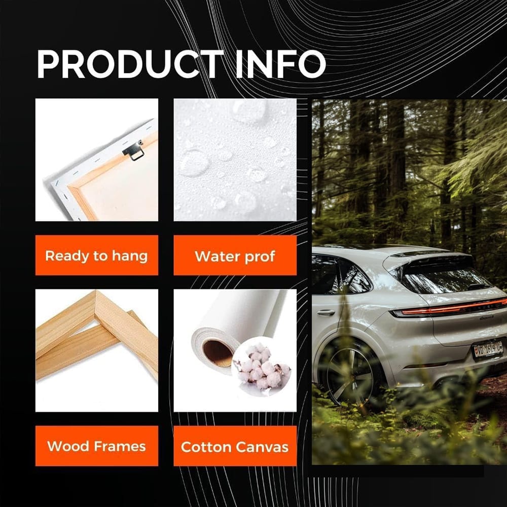 Porsche Cayenne S in Lush Forest - Sleek and Powerful SUV