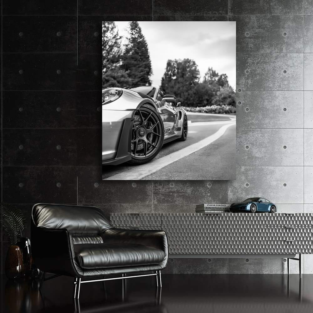 Porsche GT3 RS in Black & White - Pure Performance Power