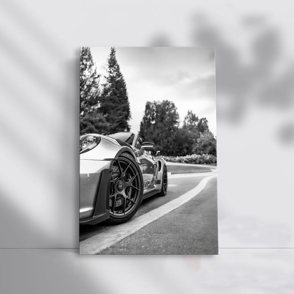 Porsche GT3 RS in Black & White - Pure Performance Power