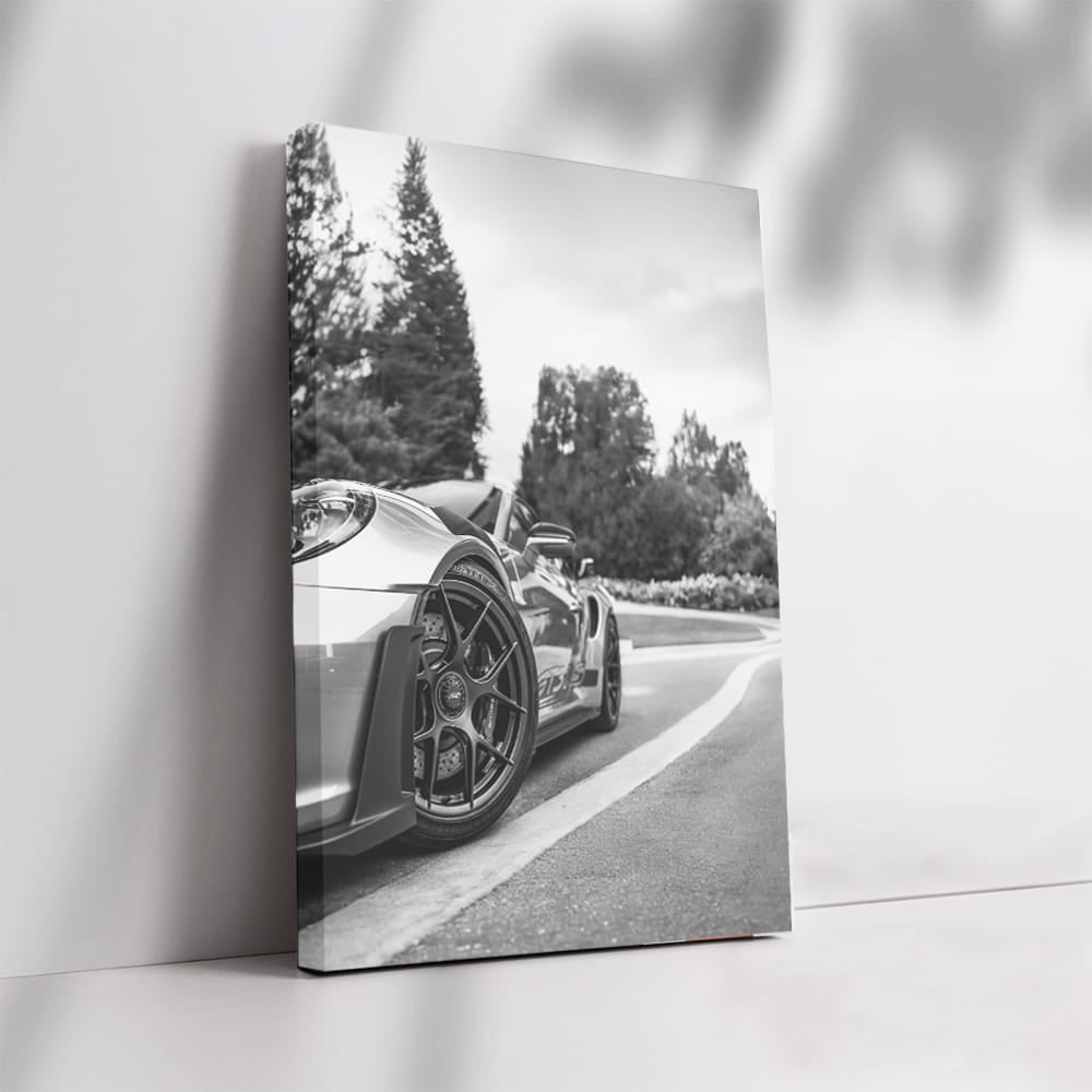 Porsche GT3 RS in Black & White - Pure Performance Power