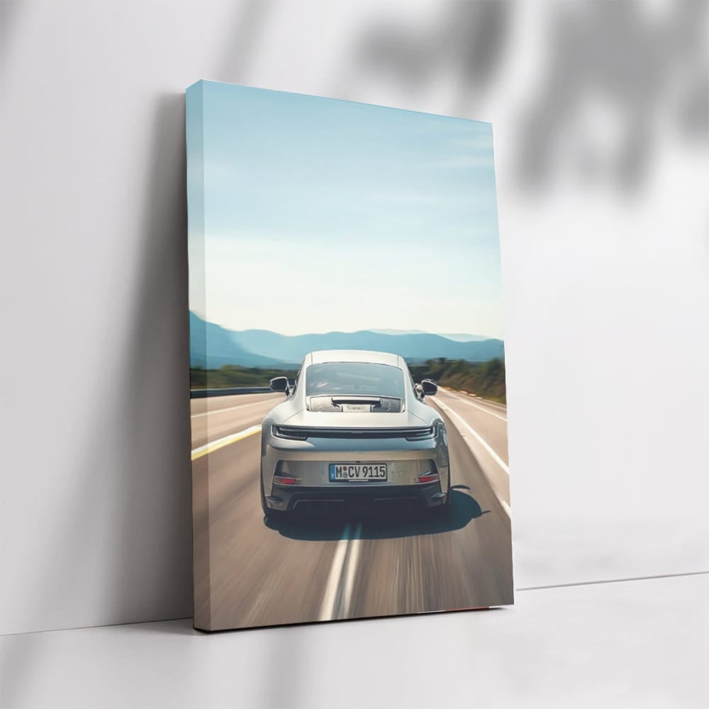 Porsche GT3 Touring Cruises Highway - Performance and Elegance