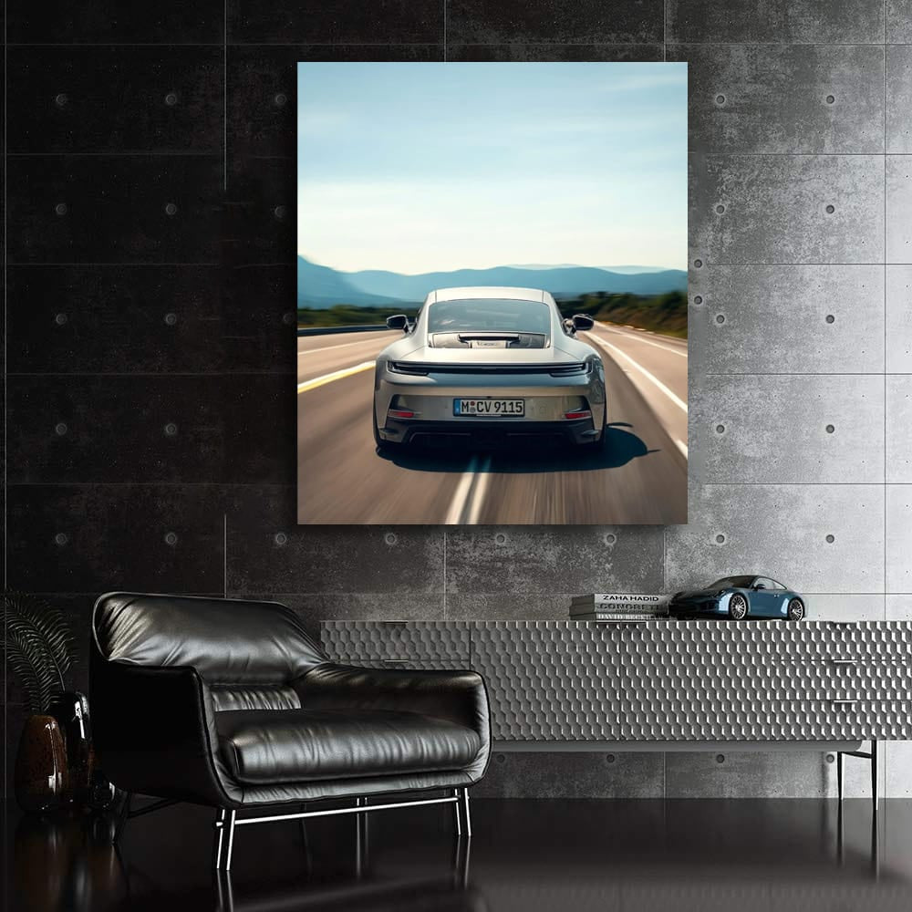 Porsche GT3 Touring Cruises Highway - Performance and Elegance