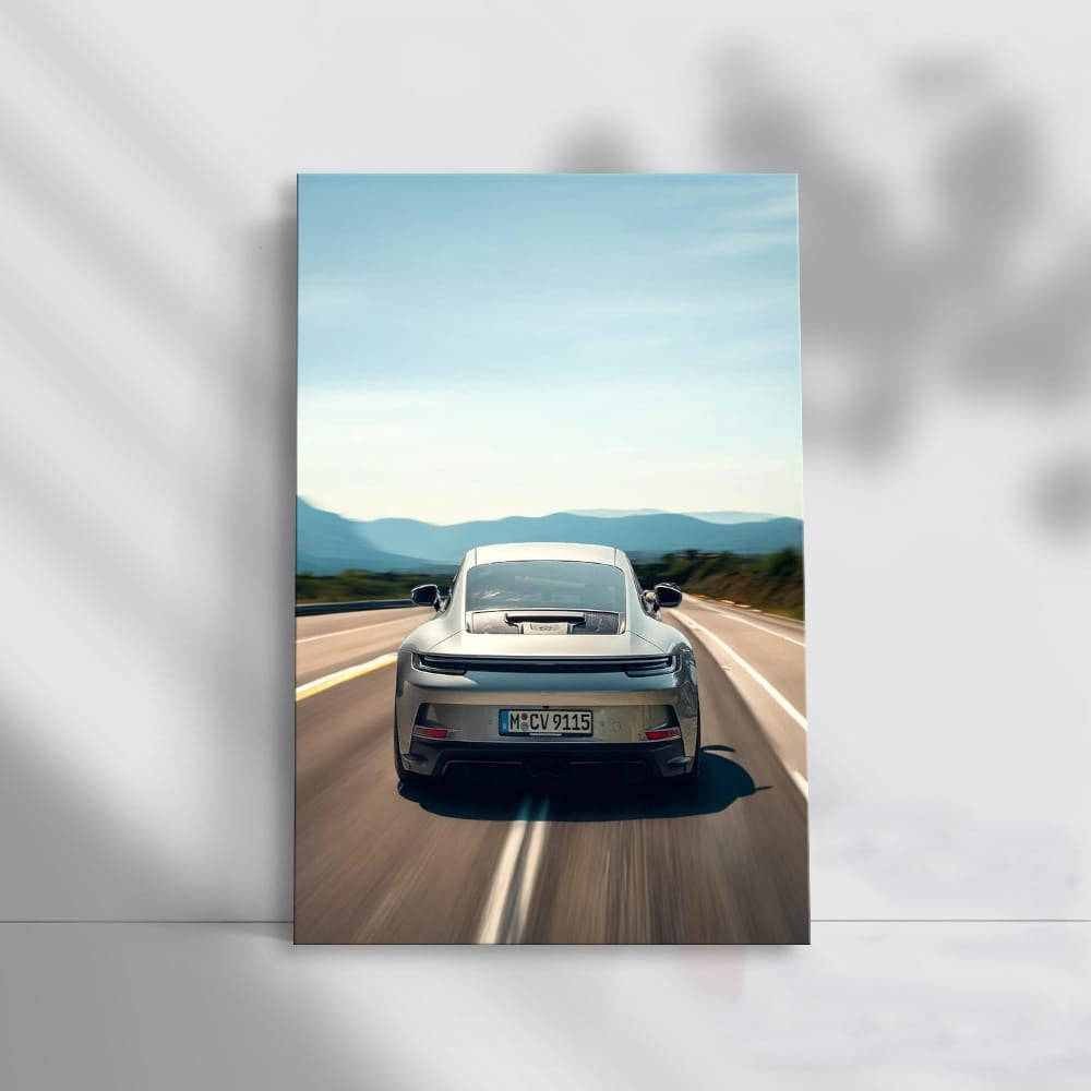 Porsche GT3 Touring Cruises Highway - Performance and Elegance