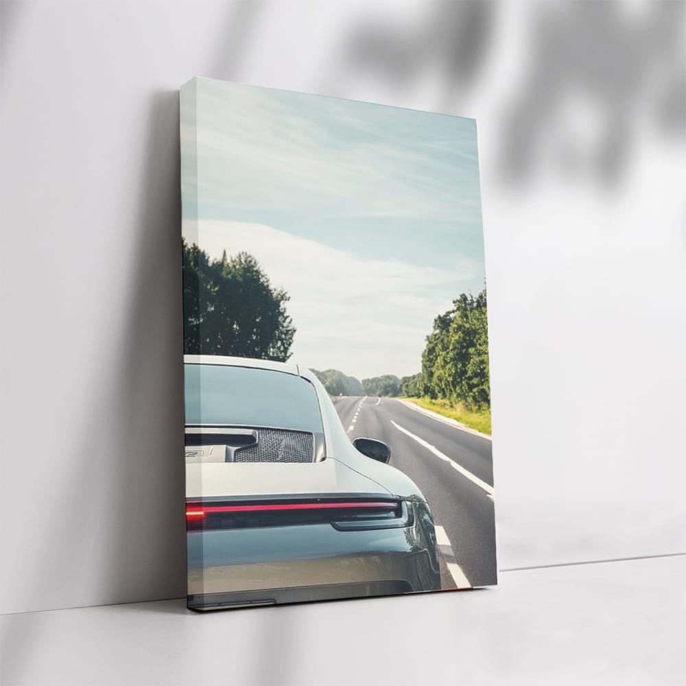 Porsche GT3 Touring Cruising Highway - Speed and Elegance