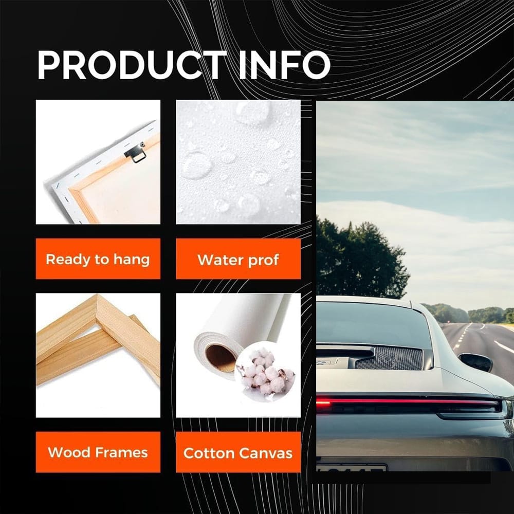 Porsche GT3 Touring Cruising Highway - Speed and Elegance