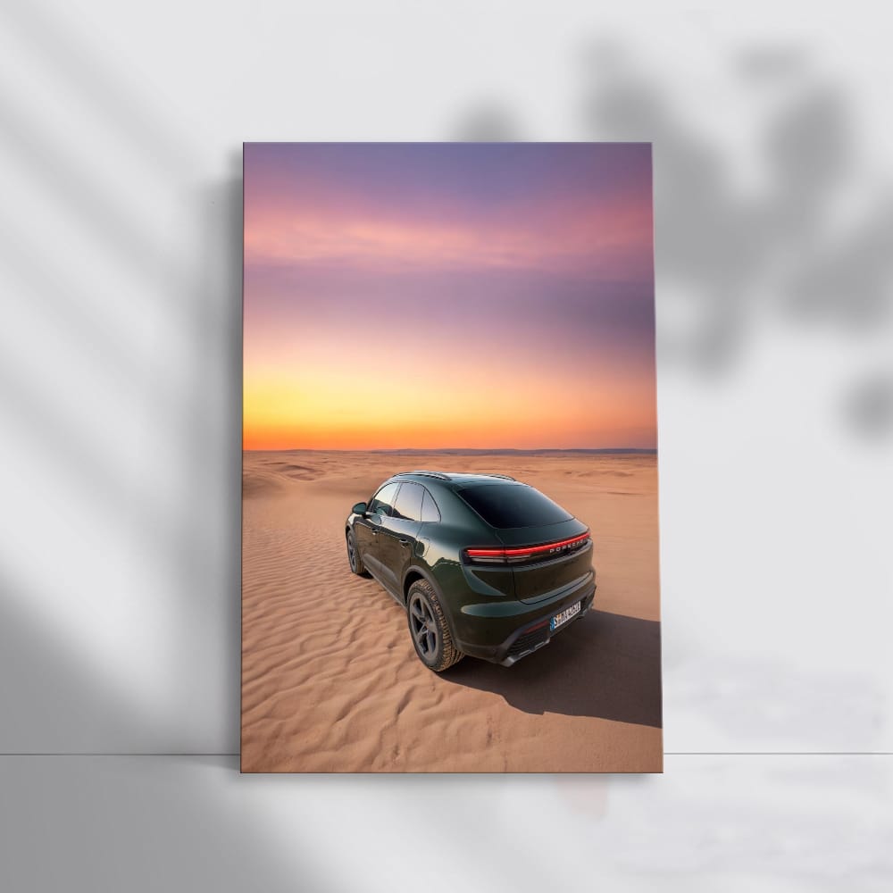 Porsche Macan 4S in Green: Sunset Desert Adventure SUV
