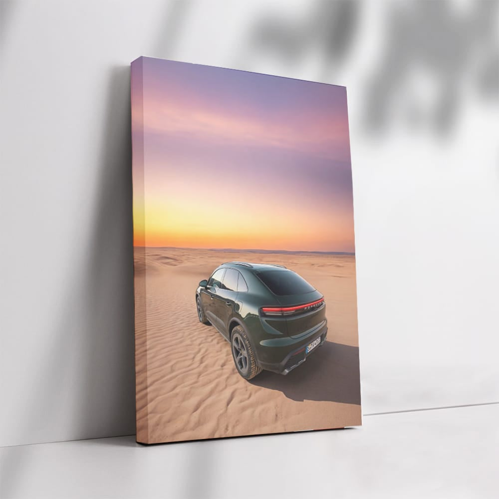 Porsche Macan 4S in Green: Sunset Desert Adventure SUV