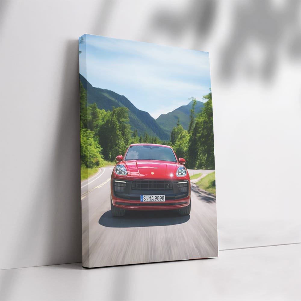 Porsche Macan GTS in Nature - Dynamic Elegance in Motion