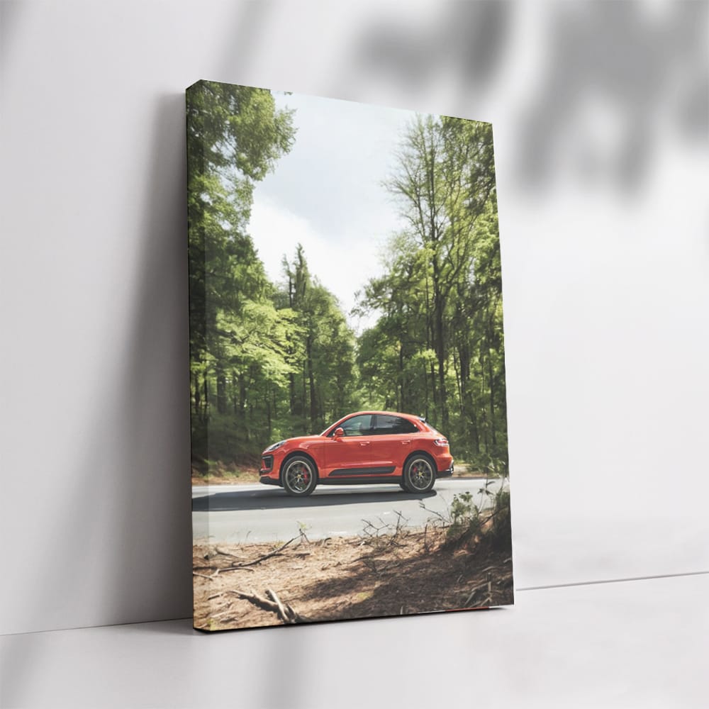 Porsche Macan S in Woods - Elegance Meets Adventure