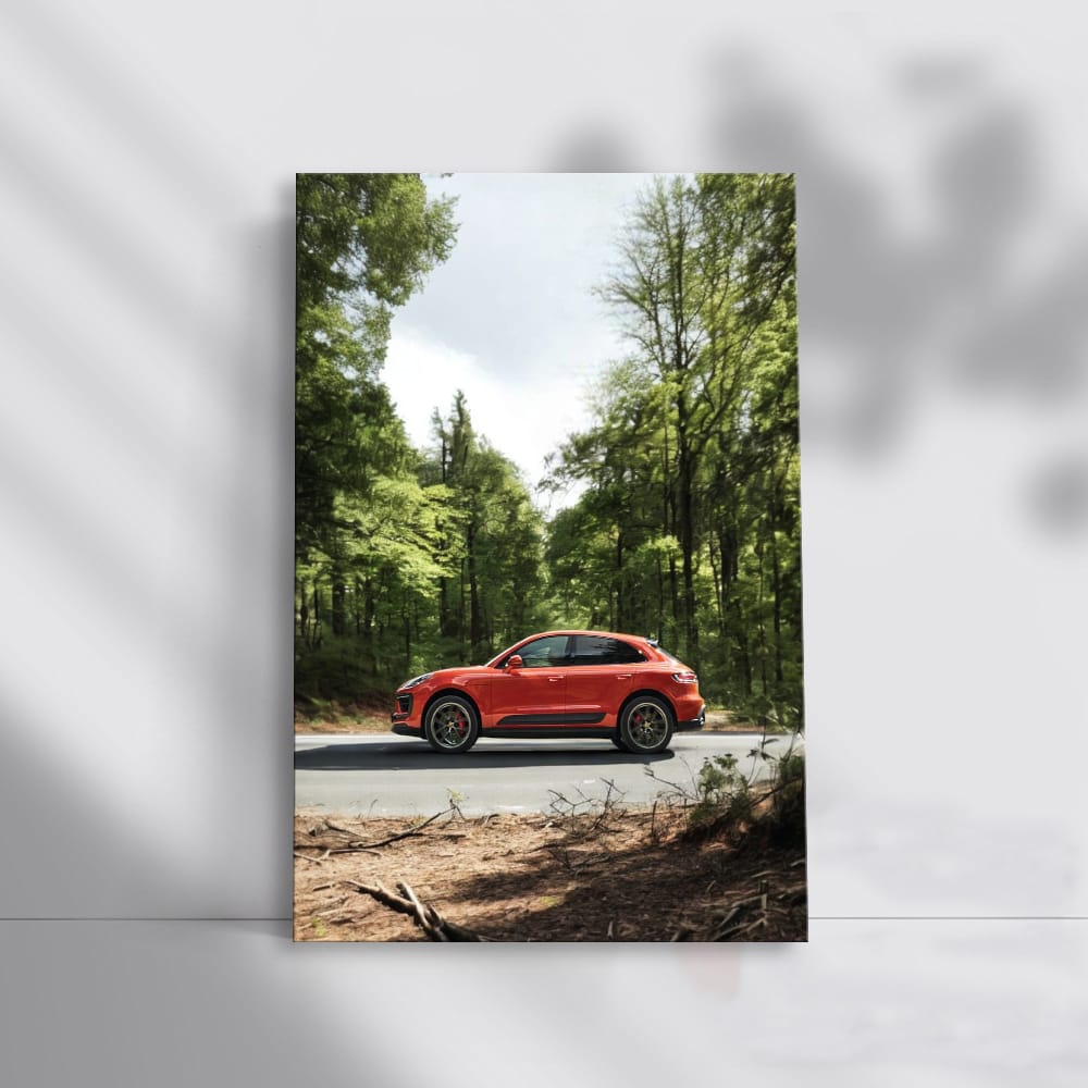 Porsche Macan S in Woods - Elegance Meets Adventure