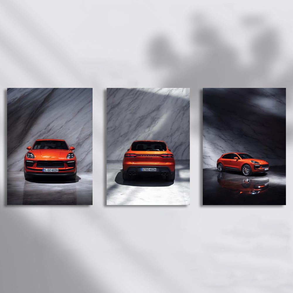 Porsche Macan S Marble Set of 3