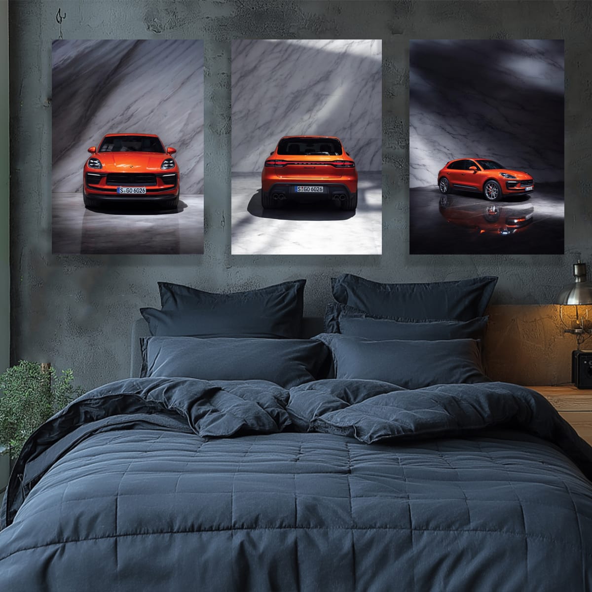 Porsche Macan S Marble Set of 3