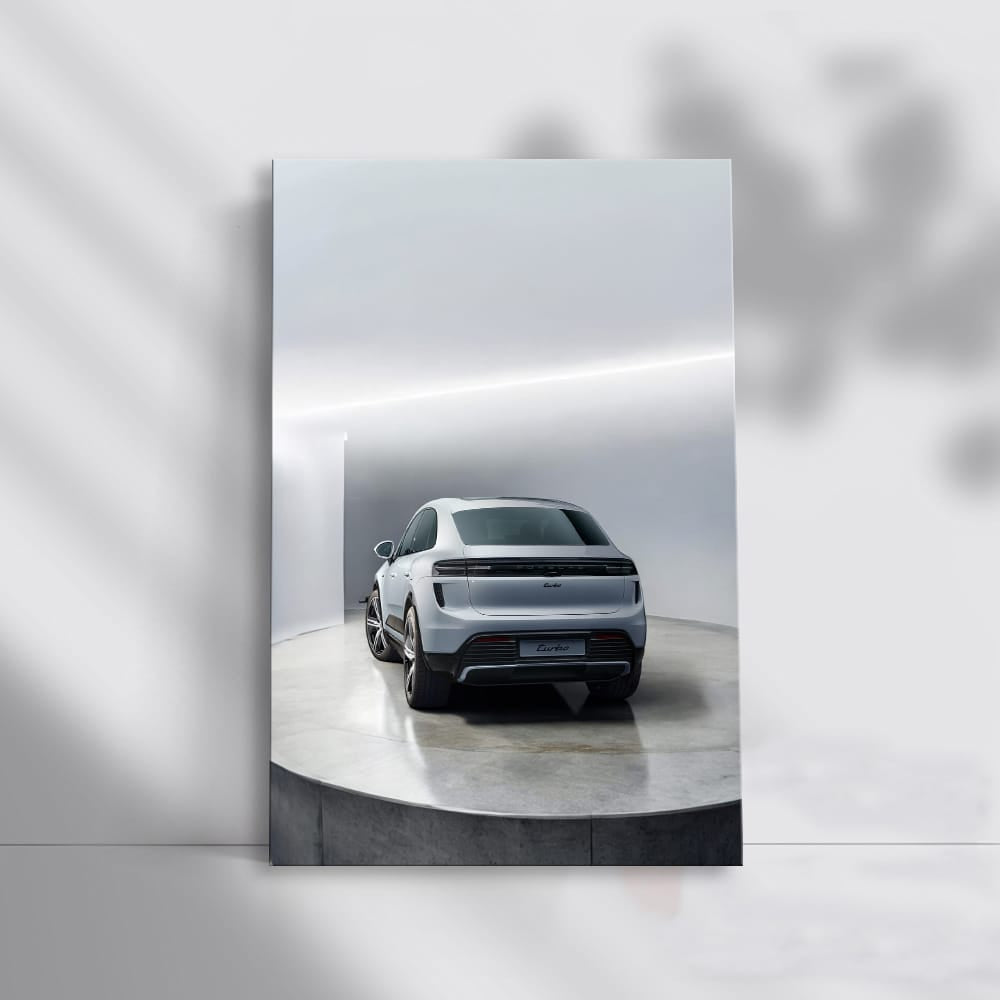 Porsche Macan Turbo Parking - Dynamic Elegance on Wheels