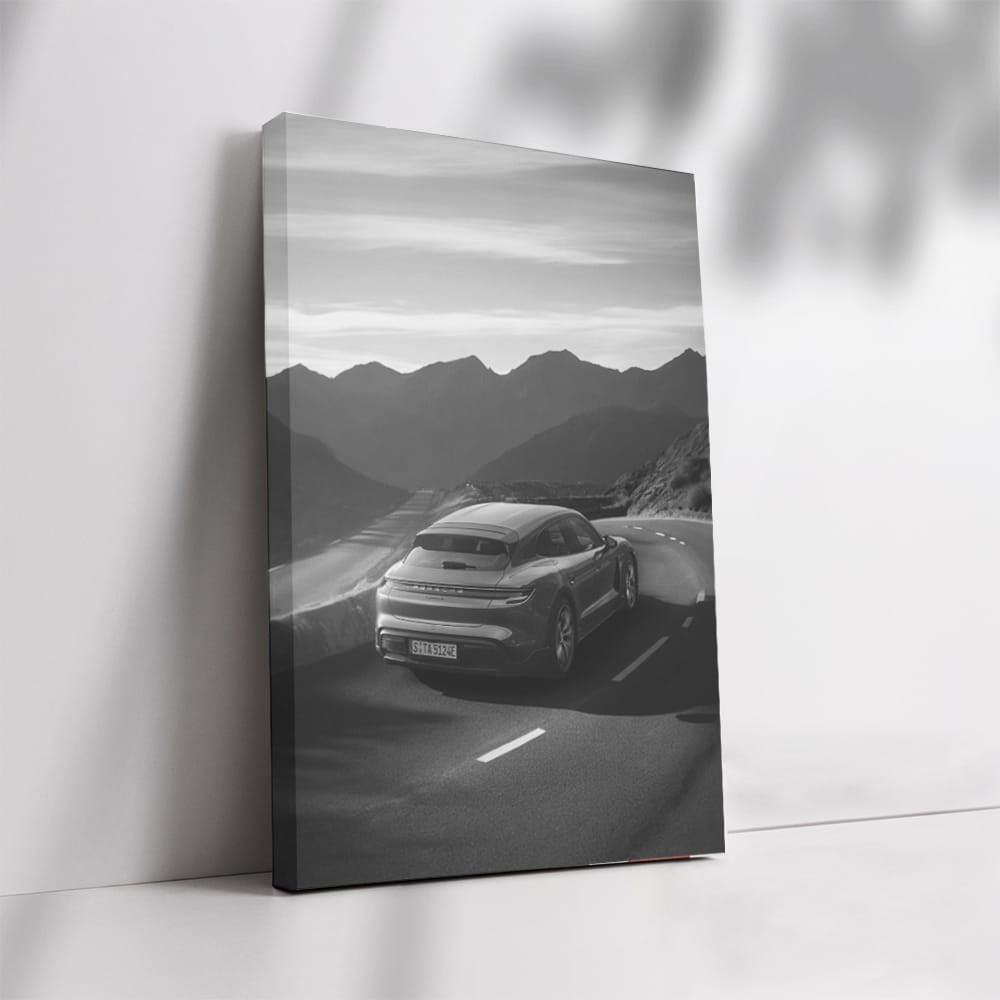 Porsche Monochrome Elegance - Classic Style in Motion