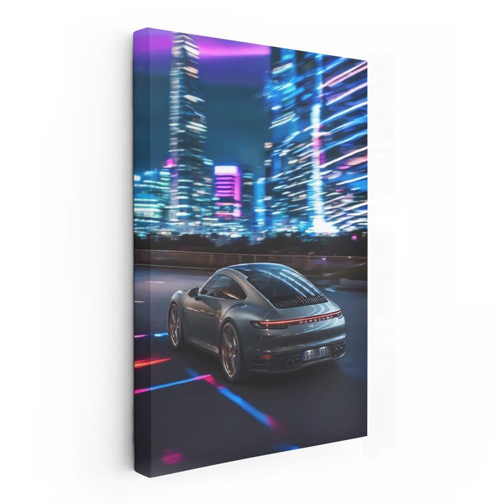Porsche 911 Night City Drive - Elegance Meets Power