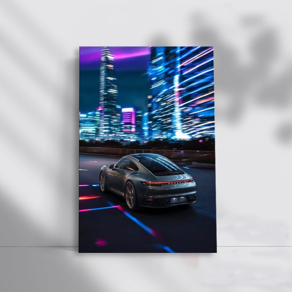 Porsche 911 Night City Drive - Elegance Meets Power