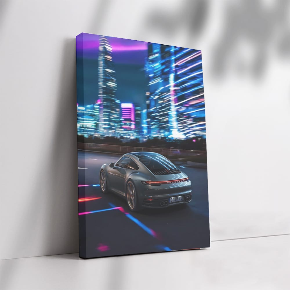 Porsche 911 Night City Drive - Elegance Meets Power