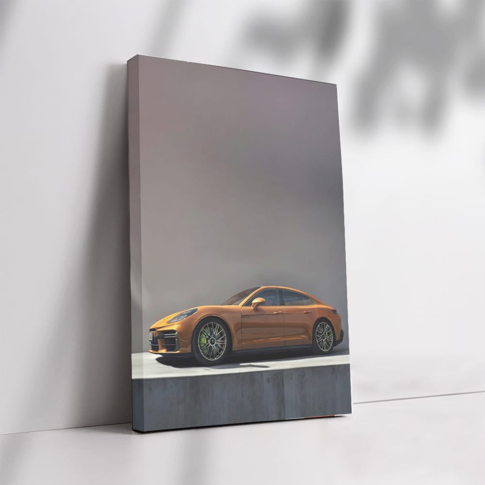 Porsche Panamera in Brown - Parked Elegantly, Pure Sophistication