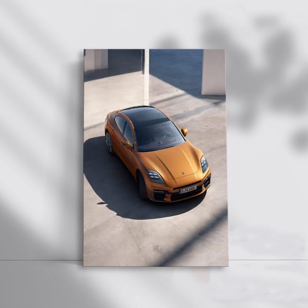 Brown Porsche Panamera in Parking - Luxury and Style