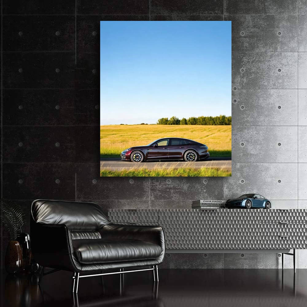Porsche Panamera in Scenic Field - Elegance Unleashed
