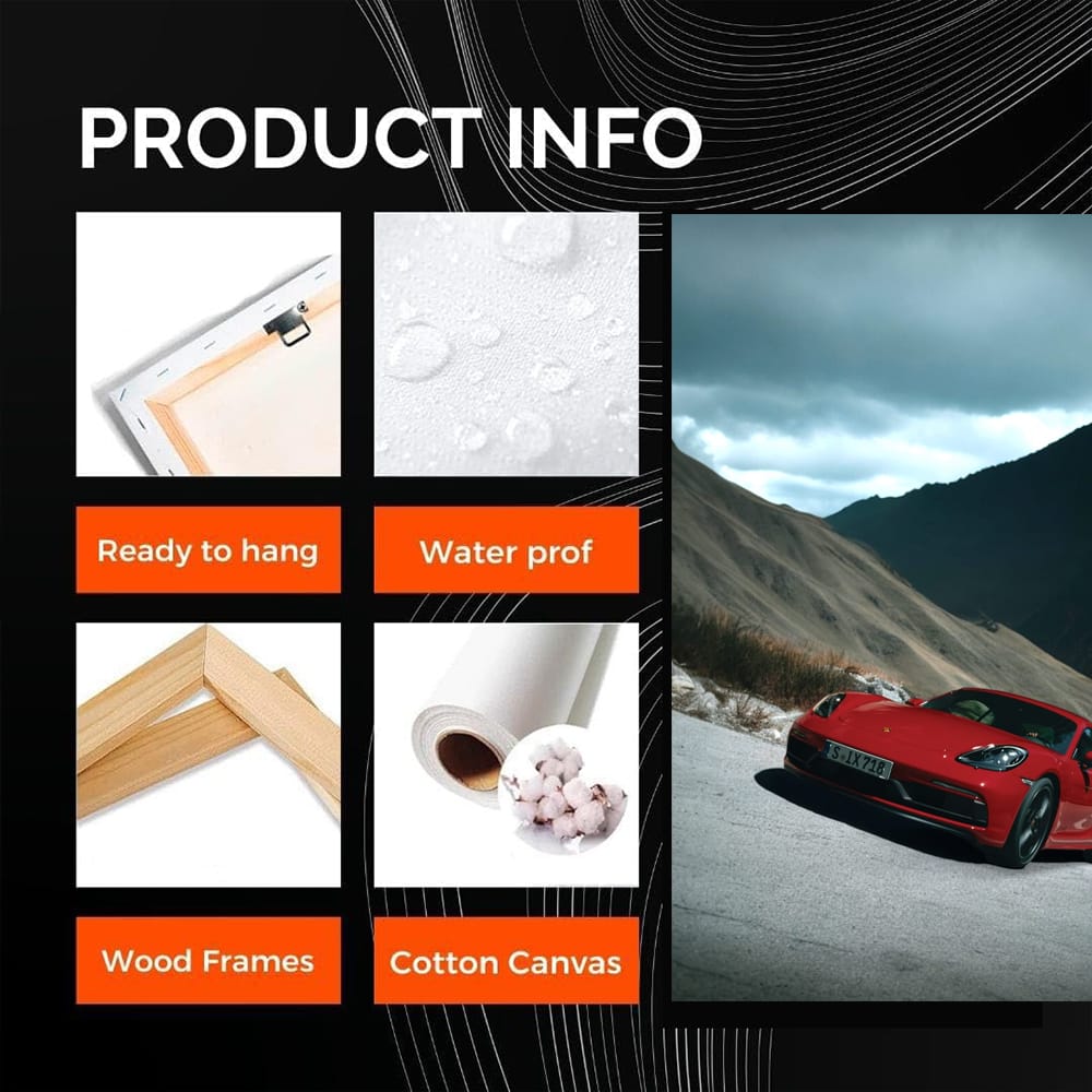 Porsche Cayman 718 GTS Red in Mountains - Pure Thrill