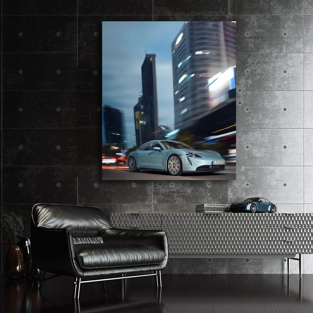 Porsche Taycan 4S in Metropolis - Elegance Meets Performance